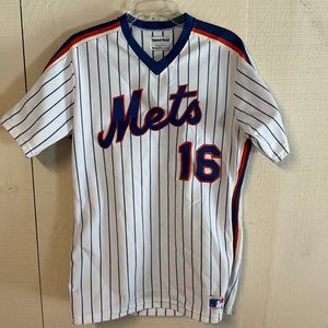 Vintage New York Mets MLB Shirt Sand-Knit Embroidered #16